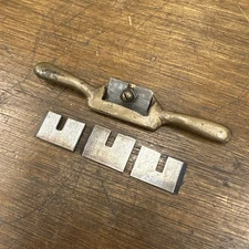 Vintage Hand Made Brass Mini Spoke Shave 