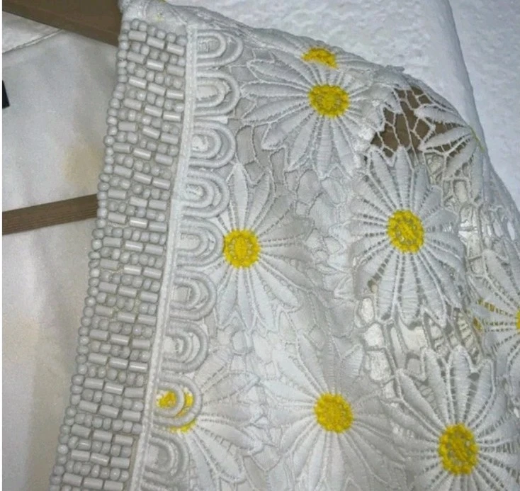 Vestido Boston Propio Daisey Encaje Retro/Vintage Look Escote Cuentas Talla M Nuevo con Etiquetas Foto 4 de 4