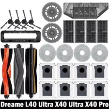 Replacement for Dreame X40 Ultra /L40 Ultra/X40 Pro Robot Vacuum Accessories lot