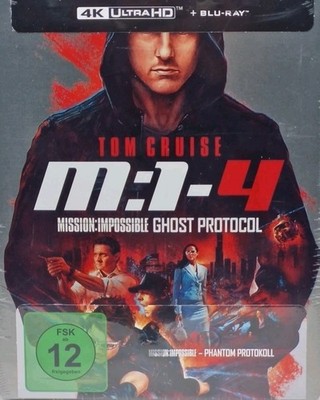 Mission Impossible 4 Ghost Protocol 4 K Ultra HD+Blu-ray Steelbook  KC20
