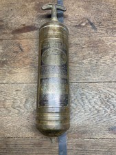 Vintage Pyrene Fire Extinguisher Empty brass collectable 
