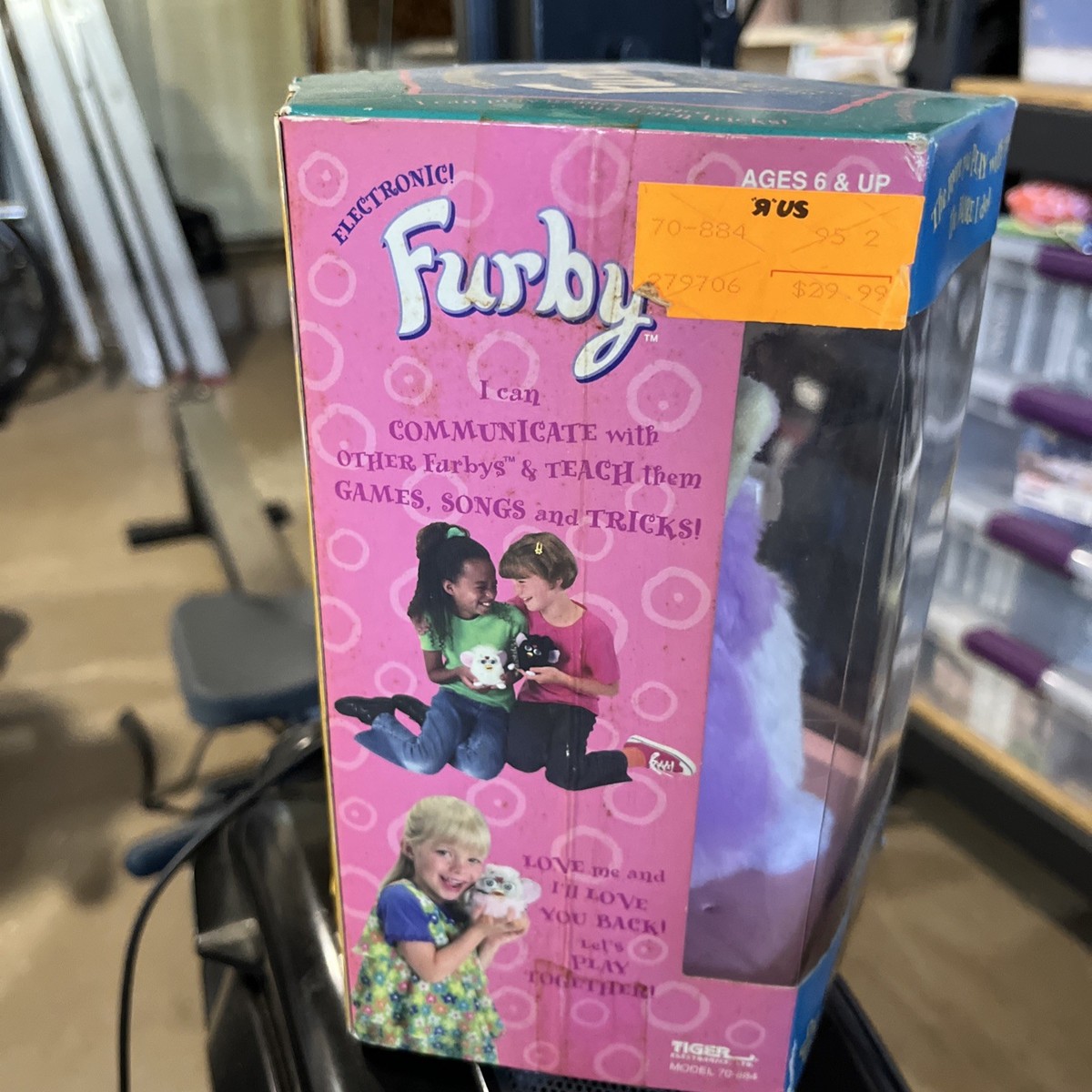 英語版 初期型 furby Furby 1998 ORIGINAL 1st Generation 70-800 New in Box NIB misprint