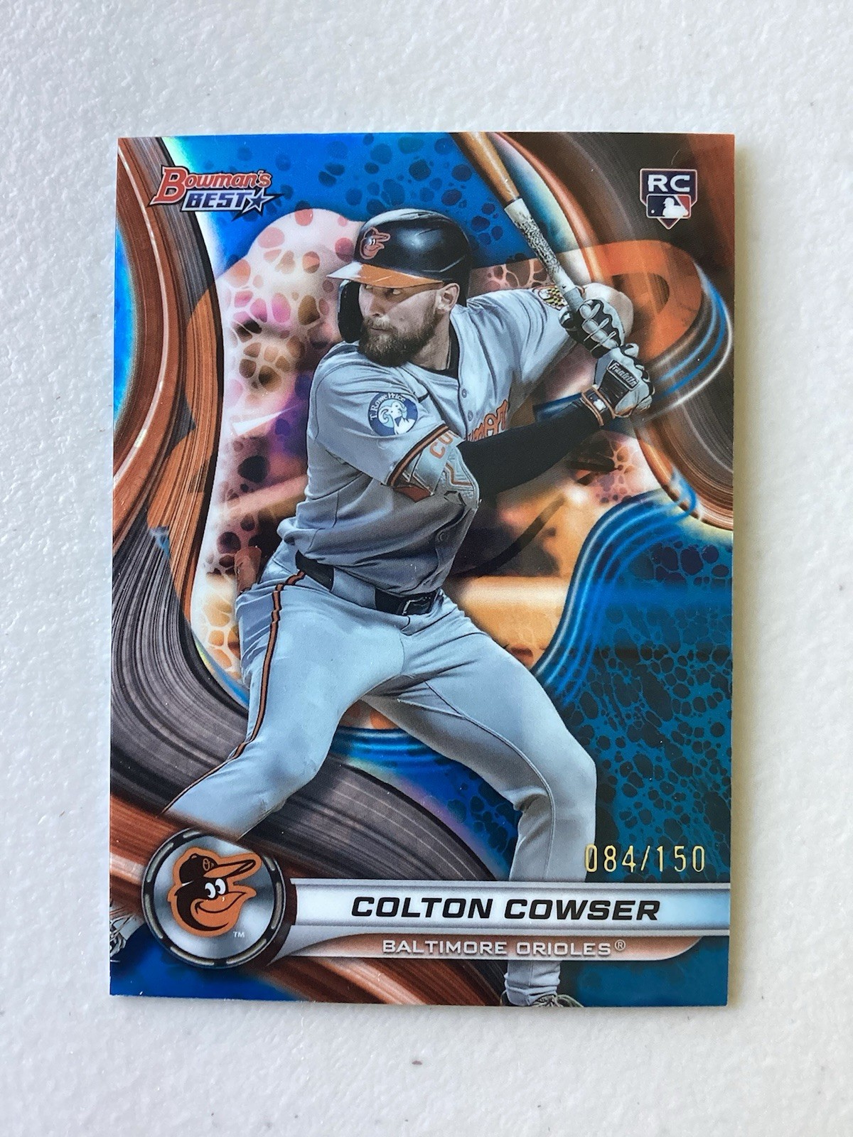2024 Bowman’s Best Baseball - Colton Cowser RC - Blue Refractor /150