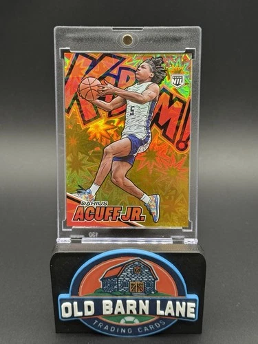 2025 Panini Signature Series #20 Darius Acuff Jr. KABOOM! GOLD /10 1st to Market - Picture 1 of 3