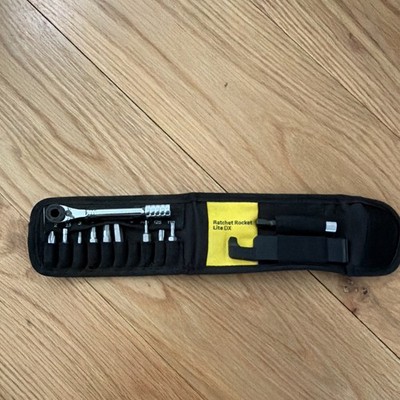 Topeak Ratchet Rocket Lite DX Ratcheting Bit Driver Multi-Tool w/ Bits Case