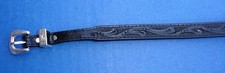 Western Leather Hatband Hand Stamped HAT BAND W/Buckle