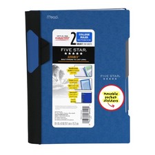 Five Star Advance Small 2-Subject Spiral Guard Notebook College Ruled : 6 in. x