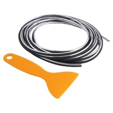 5M Auto Zierstreifen Innenraum Dekoration Zierleiste Streifen Strip Chrom Silber
