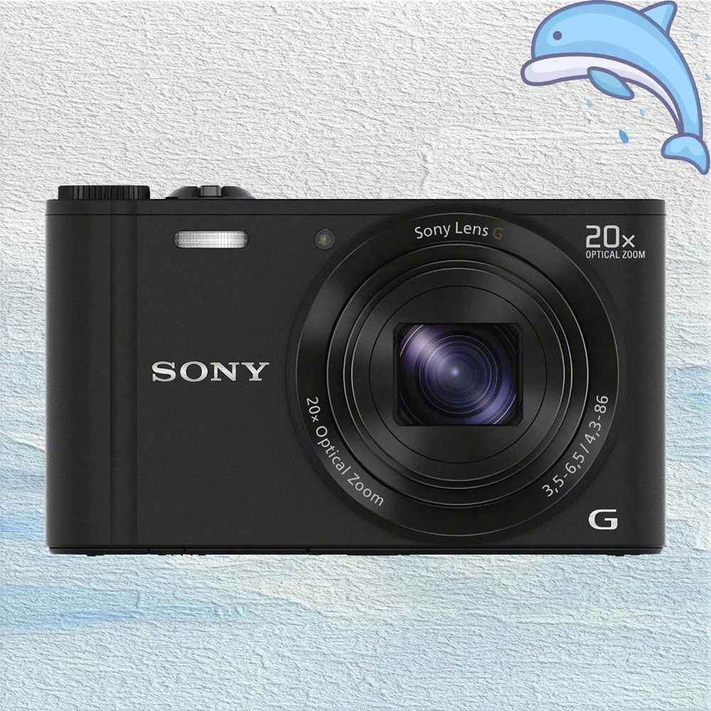 Sony Cyber-shot DSC-WX300 18.2MP Digital Camera - Red for sale