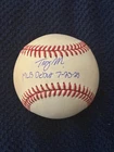 TROY MELTON AUTOGRAPHED SIGNED RAWLINGS BASEBALL JSA DETROIT TIGERS MLB DEBUT