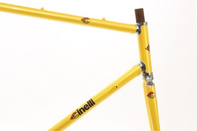 Cinelli Supercorsa Frameset 57.5cm C-T Yellow Ochre Columbus SLX