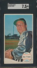 1964 Topps Giants Bob Friend #28 SP Short Print SGC 7.5 Centered