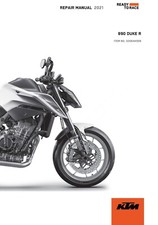 KTM Service Workshop Shop Repair Manual Book 2021 890 DUKE R US.