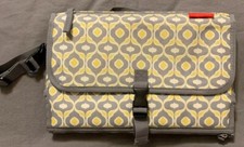 Skip Hop Diaper Changing Station Clutch in One Foldable Multiple Pocket Triangle