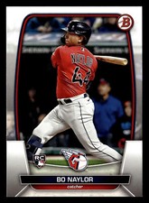 Bo Naylor 2023 Bowman #60 Cleveland Guardians BASEBALL ROOKIE *060