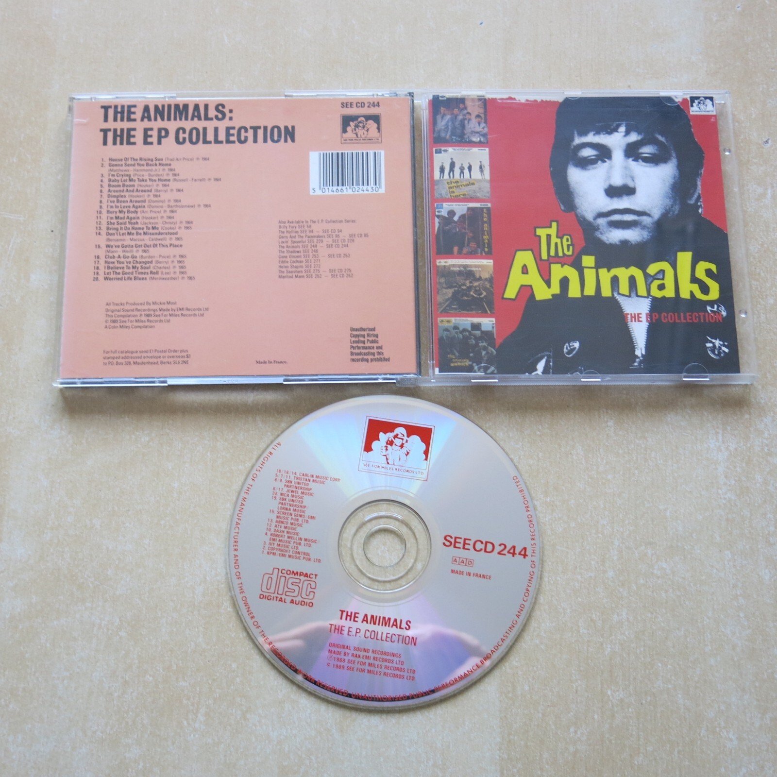 THE ANIMALS The EP Collection - CD album