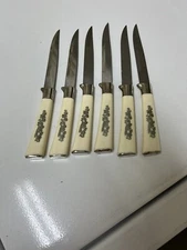 Capri Cutlery Solingen Stainless Steak Table Knives 8" Los Angeles (6)
