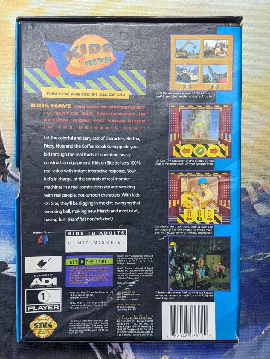 Kids on Site Complete (Sega CD, 1994) 782346036119| eBay