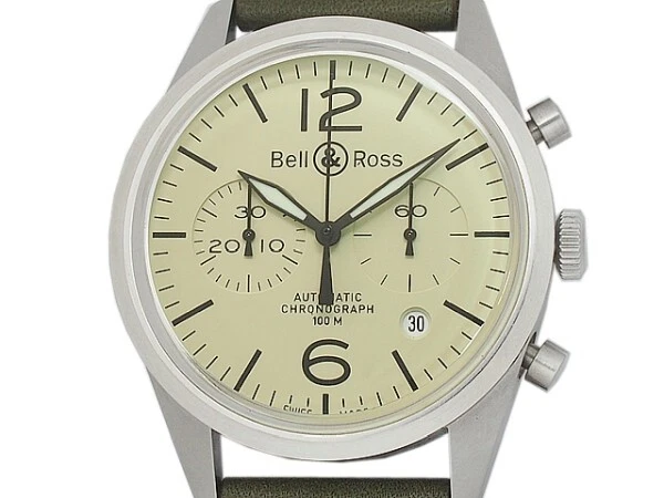 Bell Ross BR126 Vintage Chronograph V BR126ORIG BE CA Automatic Men s Watch