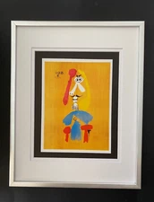 Pablo Picasso + Imaginary Portraits + 1973 Signed Print + Mounted in New Frame