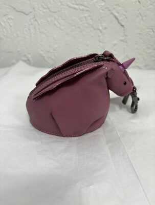 Brand New Authentic Coach Unicorn (Uni) Coin Case- Primrose (Rose