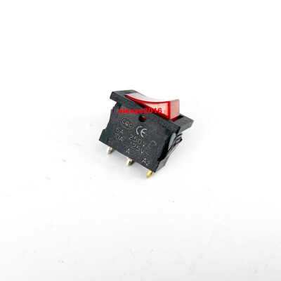 1PCS E94914 Rocker Switch 3 Pins ON-OFF Maintained 2 Positions Red