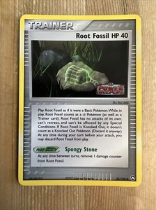 Pokémon - 1x Root Fossil 86/108 - Reverse Holo / Power Keepers LP