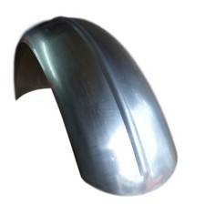 Parafango Ribbed Acciaio 200mm con Perno Old School per Harley Davidson Custombikes