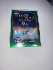 Trey Lipscomb green refractor rookie auto /99