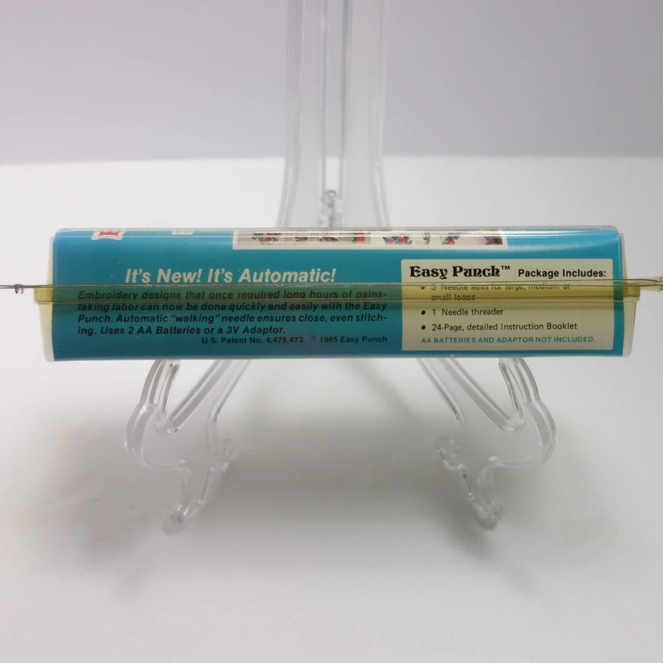 Easy Punch Automatic Embroidery Machine 8301 New in Package Vintage - Image 4 of 4