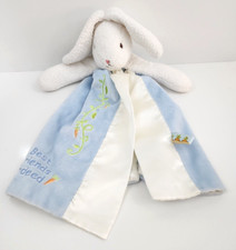 BUNNIES BY THE BAY BLUE BUD BUNNY BUDDY LOVEY SECURITY BLANKET BEST FRIENDS