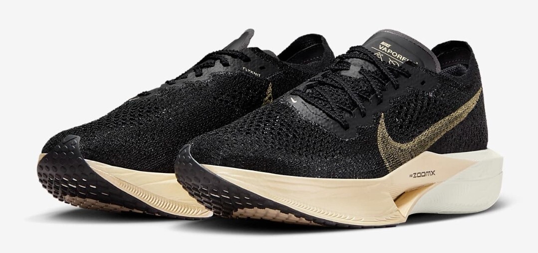 Nike ZoomX VaporFly Next% 3 Black Metallic Gold DV4129-001