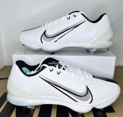 Nike Force Zoom Trout 7 Men Pro Baseball Cleats CQ7224 101 White/Black New Multi Men Nike Force Zoom Trout 7 Pro Baseball Cleats White Black  main image 3