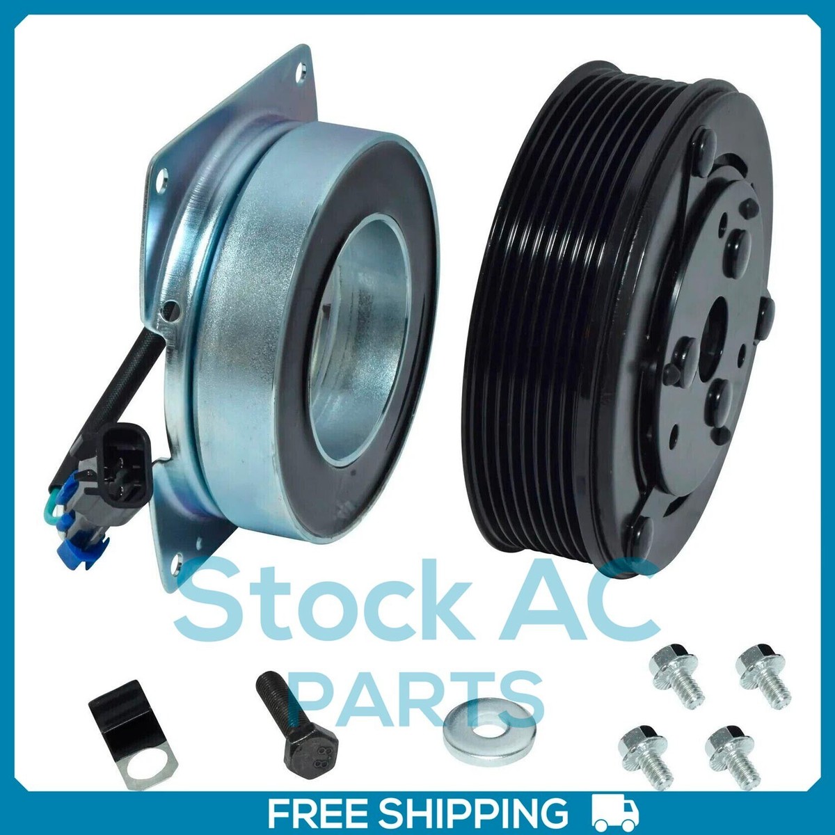 AC Compressor Clutch Assembly for York - 8 Groove 6