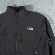 North Face Apex Bionic Jacket Mens Large Black TNF Soft Shell C757