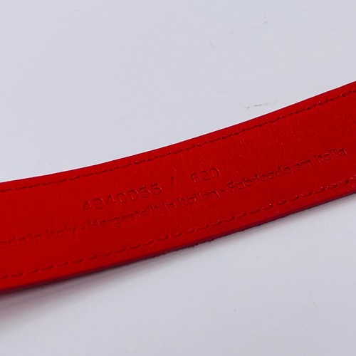 GANT Rojo 100% de Ante Cinturón Talla 75 CM 76.2cm - Imagen 8 de 12