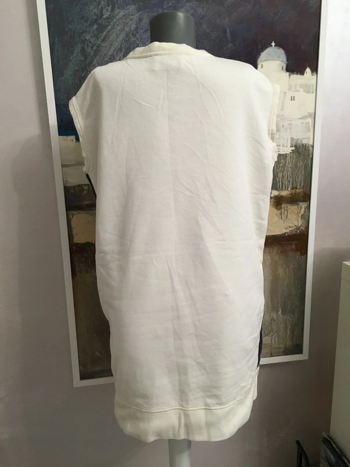 Acne Studios Atlas tunica corta SS14 cotone bianco XS