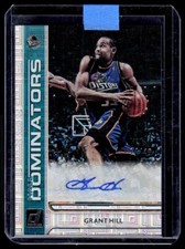 2020-21 Panini Donruss Hall Dominator Signatures Pandora /49 Grant Hill Auto HOF