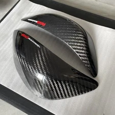 For Kawasaki ZX6R 636 2019-2024 2023 real carbon fiber tank sliders decal cover 