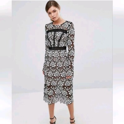 True Decadence Lace Midi Dress Size 6