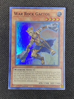 yugioh war rock cards War Rock Gactos - Blazing Vortex [SUPER RARE]
