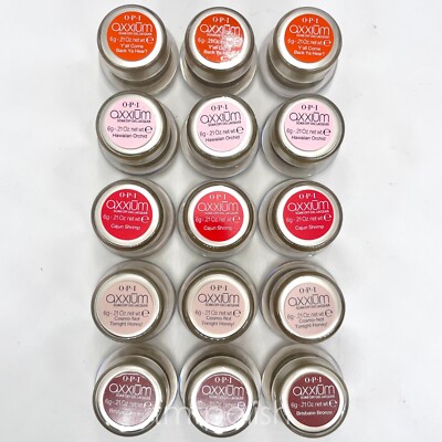 15 New OPI Axxium Gel Nail Polish Pods