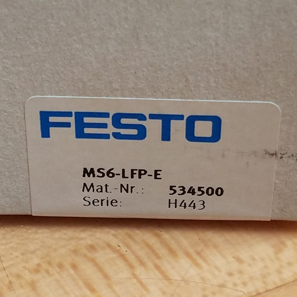 Festo Aktivkohle-Filterpatrone Größe 6 - 532911 Festo Aktivkohle-Filterpatrone Größe 6 - 532911