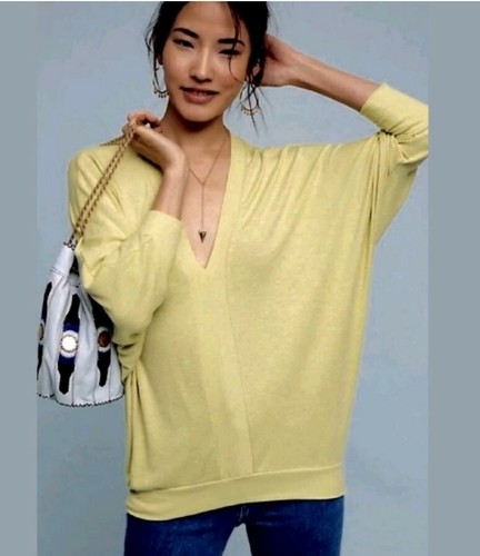 ali Anthropologie Chartreuse Dolman 