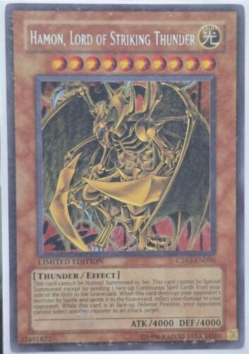 Hamon Lord of Striking Thunder CT03-EN006 Secret Rare Yugioh - Picture 1 of 1