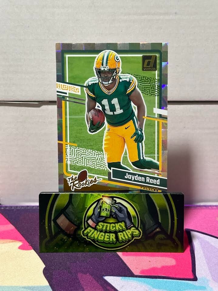 2023 Donruss Football Jayden Reed #15 The Rookies Holo RC Packers - MINT - HOT