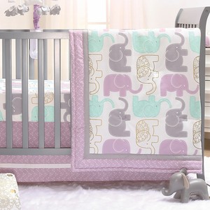 purple crib blanket