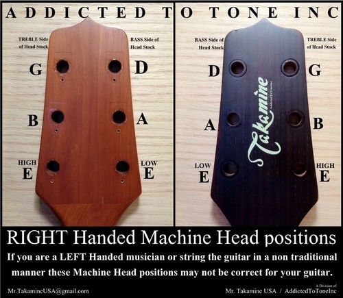 Takamine G Series BASS Side Tuner / TGP0553P / OEM / SINGLE Not a set / 6 String - Picture 10 of 14