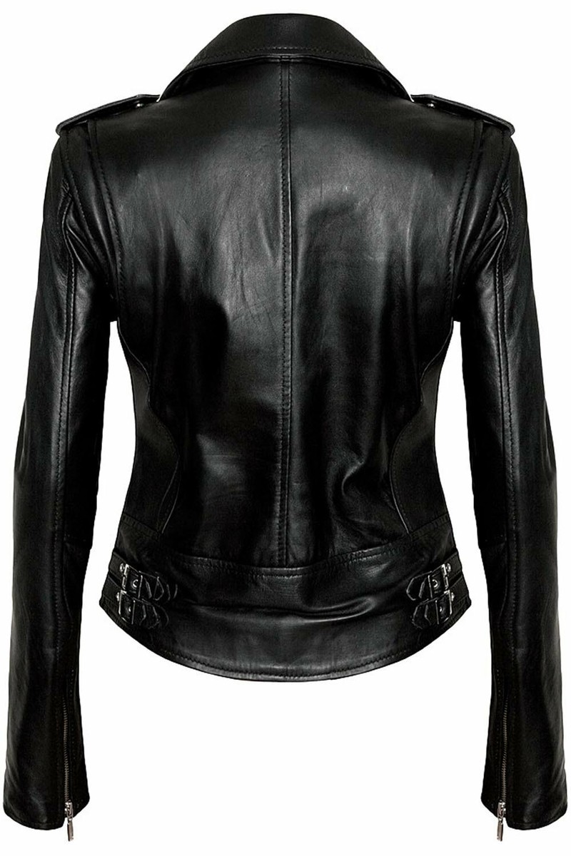 Killstar Gothic Punk Motorcycle Biker Black Vegan Leather Jacket K