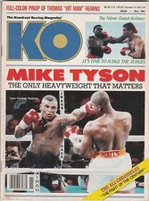 KO MAGAZINE MIKE TYSON-RAZOR RUDDOCK-AZUMUH NELSON-JEFF FENECH NOVEMBER 1991